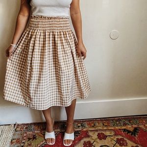 Vintage Gingham Skirt